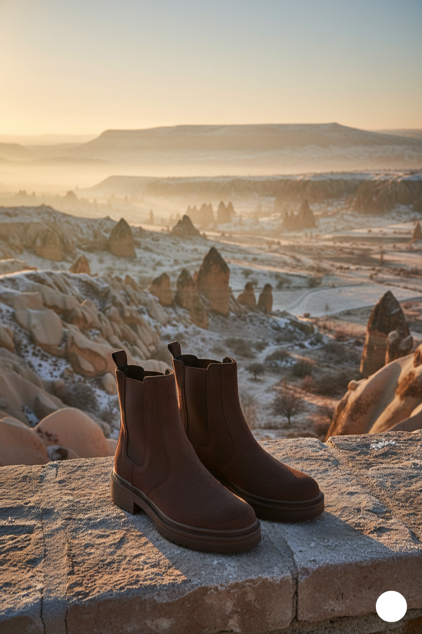 Kapadokya Serisi:  Kahverengi Chelsea Kadın Bot