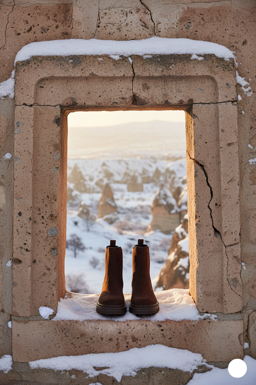 Kapadokya Serisi:  Kahverengi Chelsea Kadın Bot