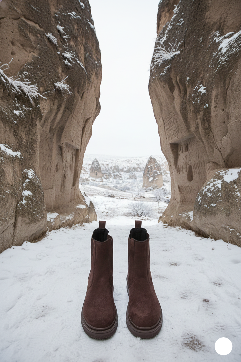Kapadokya Serisi:  Kahverengi Chelsea Kadın Bot
