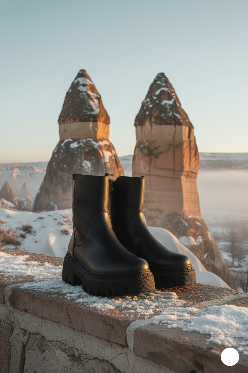 Kapadokya Serisi:  Chelsea – Siyah Kürklü Chelsea Bot