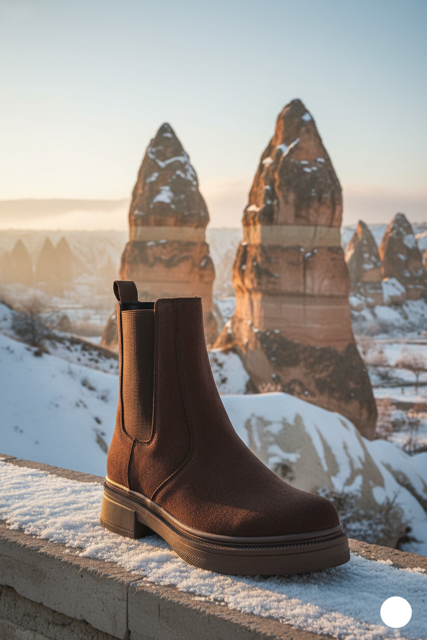 Kapadokya Serisi:  Kahverengi Chelsea Kadın Bot