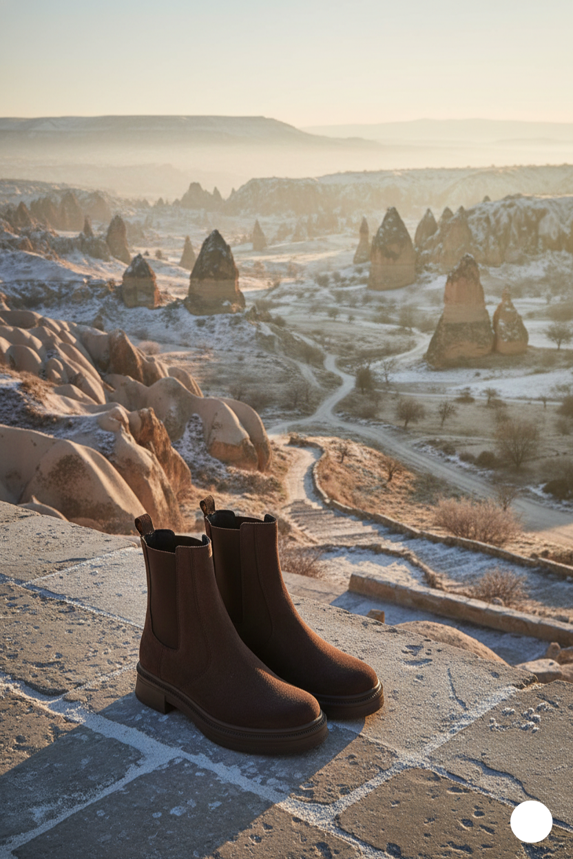 Kapadokya Serisi:  Kahverengi Chelsea Kadın Bot