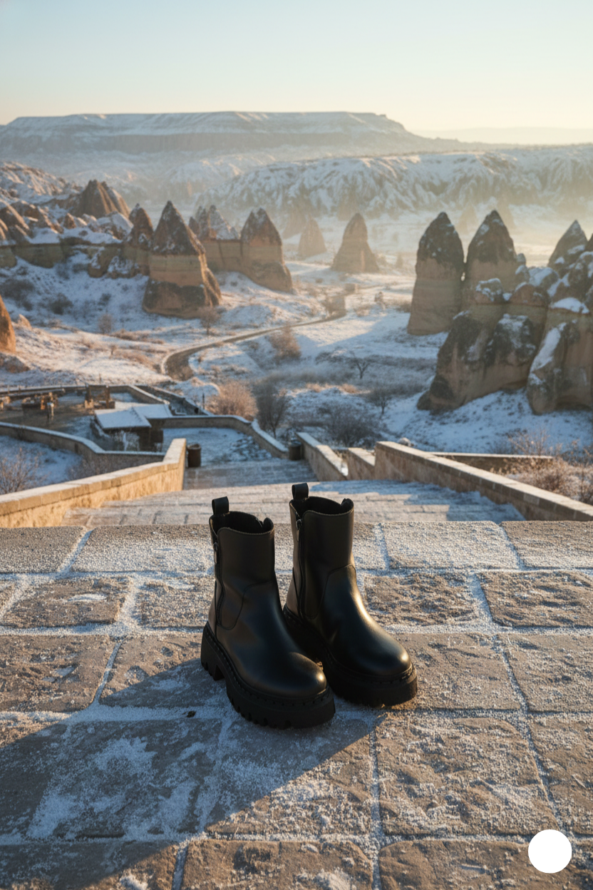 Kapadokya Serisi:  Chelsea – Siyah Kürklü Chelsea Bot