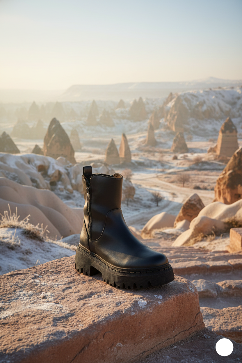 Kapadokya Serisi:  Chelsea – Siyah Kürklü Chelsea Bot