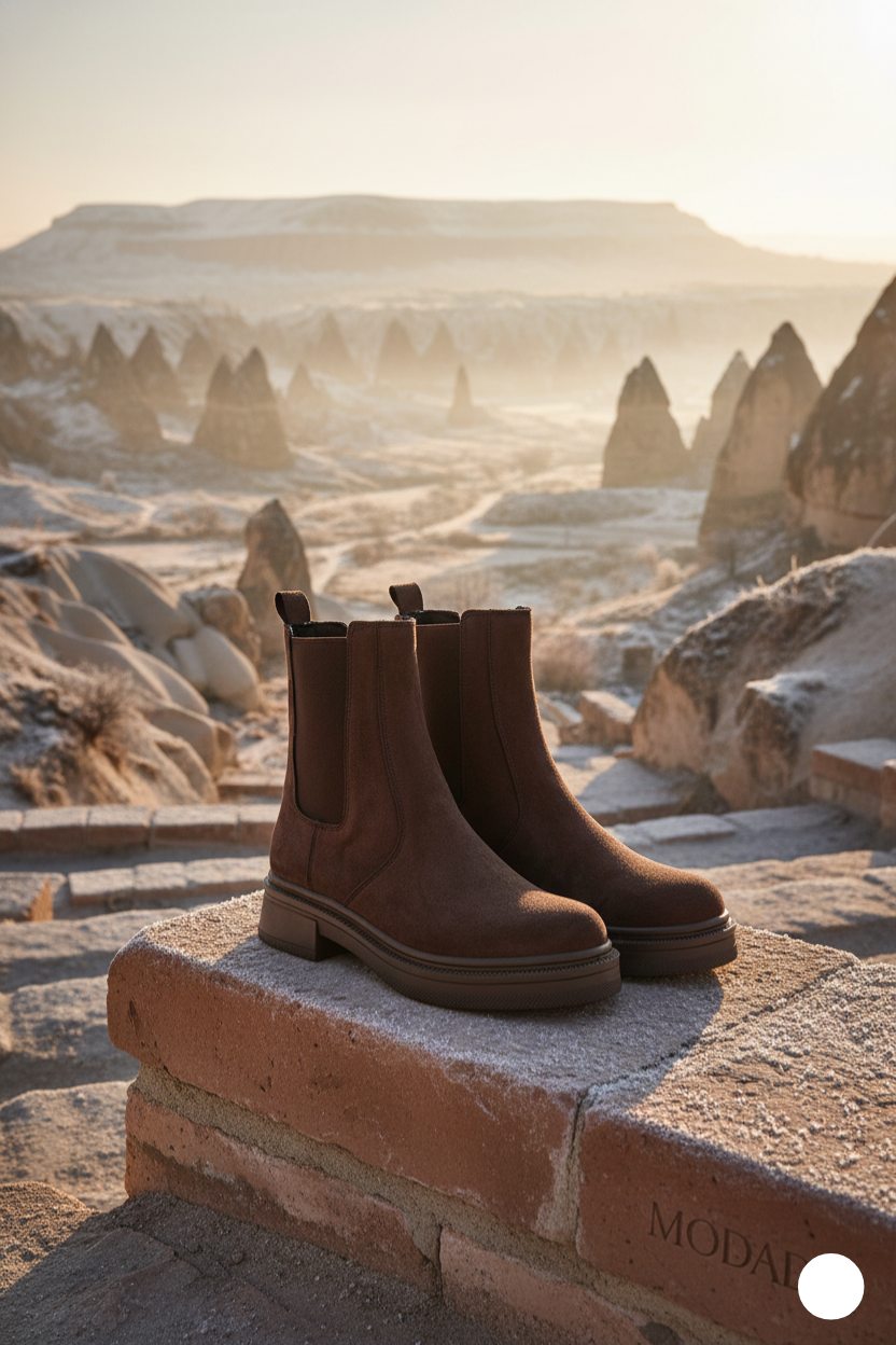 Kapadokya Serisi:  Kahverengi Chelsea Kadın Bot