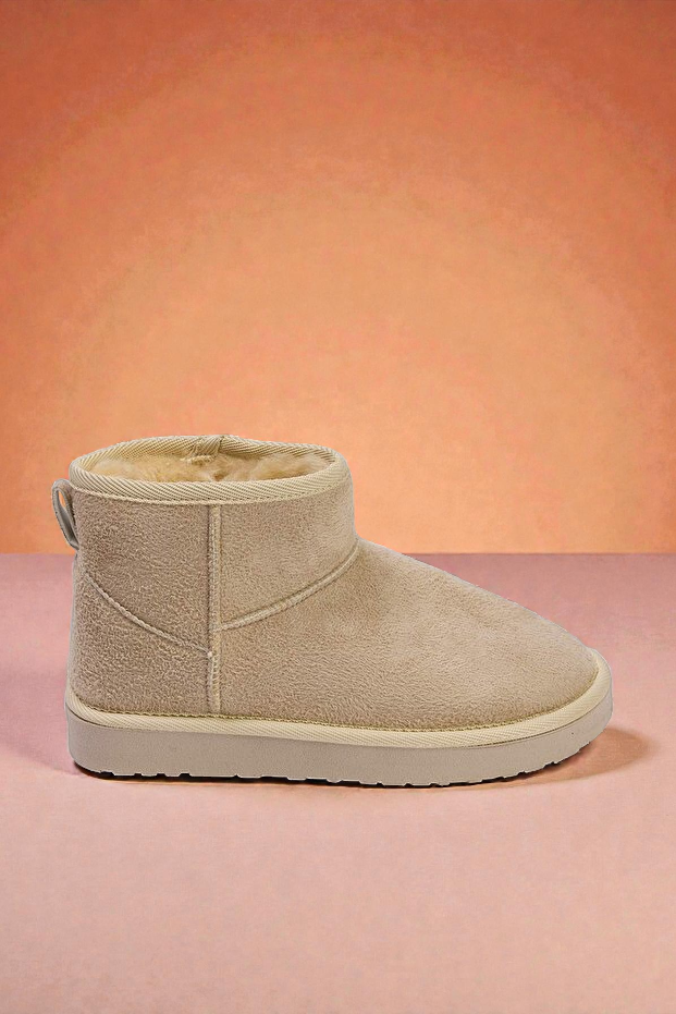 Kapadokya Serisi: TerraSoft Winter – Bej Kürklü Kadın Bot