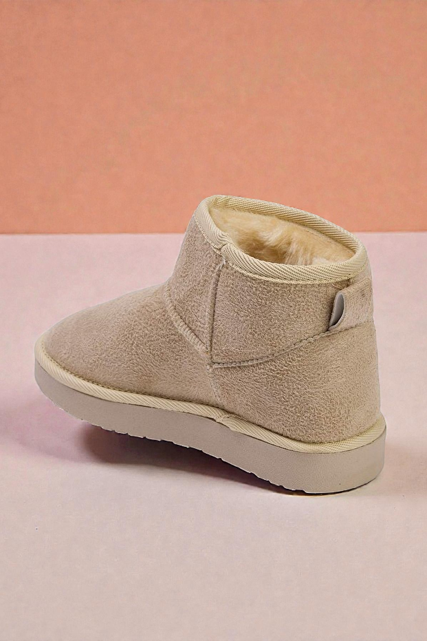 Kapadokya Serisi: TerraSoft Winter – Bej Kürklü Kadın Bot